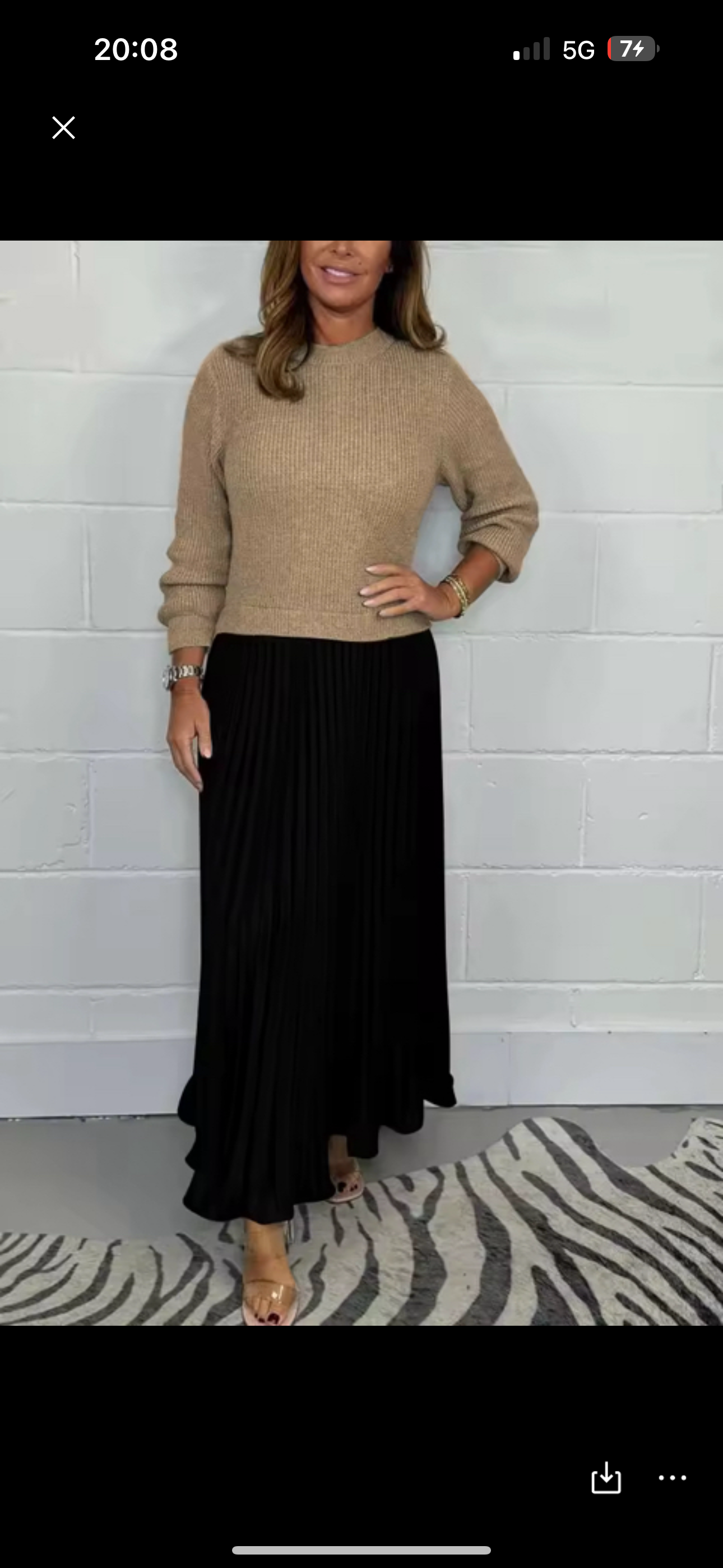Jumper-skirt dress