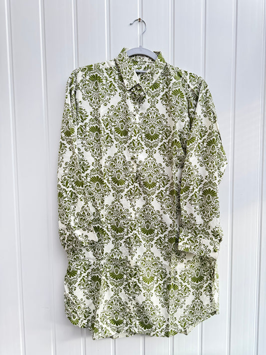Olive damask coord set